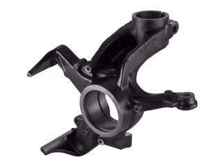 Achsschenkelgehäuse mit Bremshalterung; links