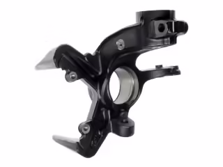 Achsschenkelgehäuse mit Bremshalterung; rechts