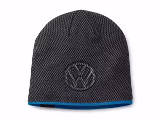 Czapka; ciemnoszaro-niebieski