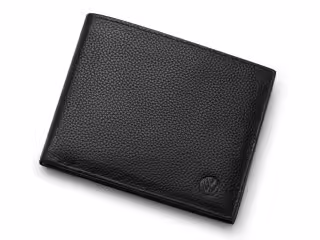 Wallet; black, for men