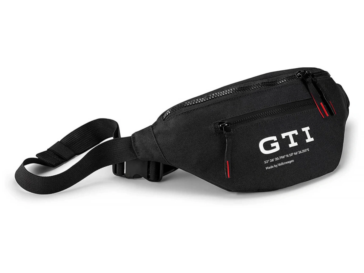 VW Volkswagen Sac De Gym Motif GTI Rouge - Accessoire Original 100% Coton