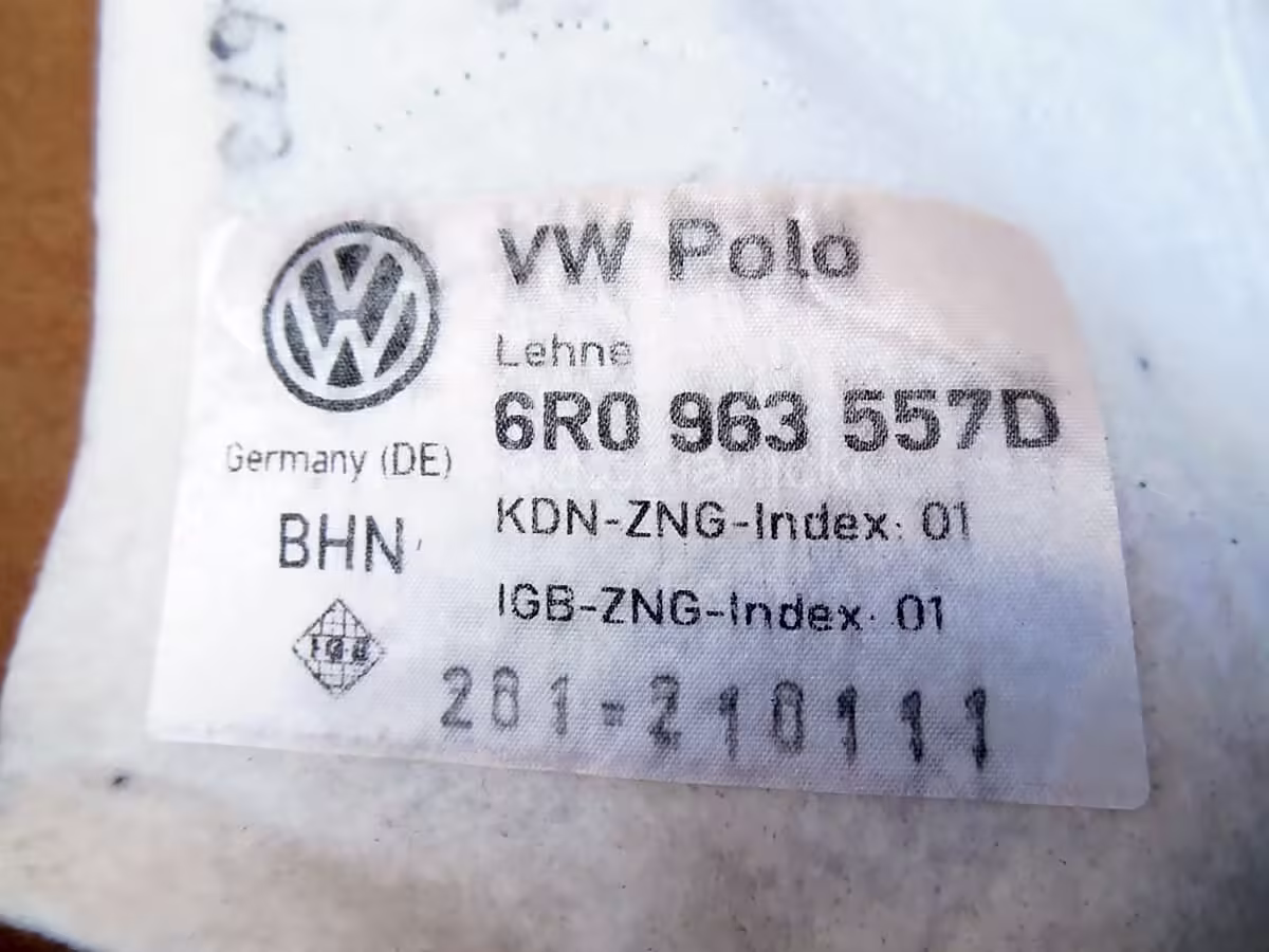 6R0963557D - Heizelement für die Rückenlehne [12/17]