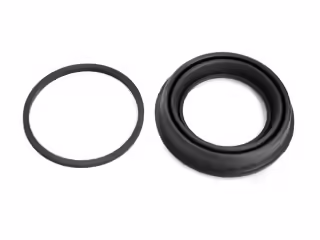 Set of gaskets for brake caliper housing