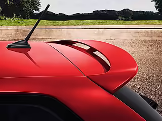 Rear roof spoiler