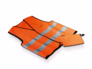 Warning vest; orange
