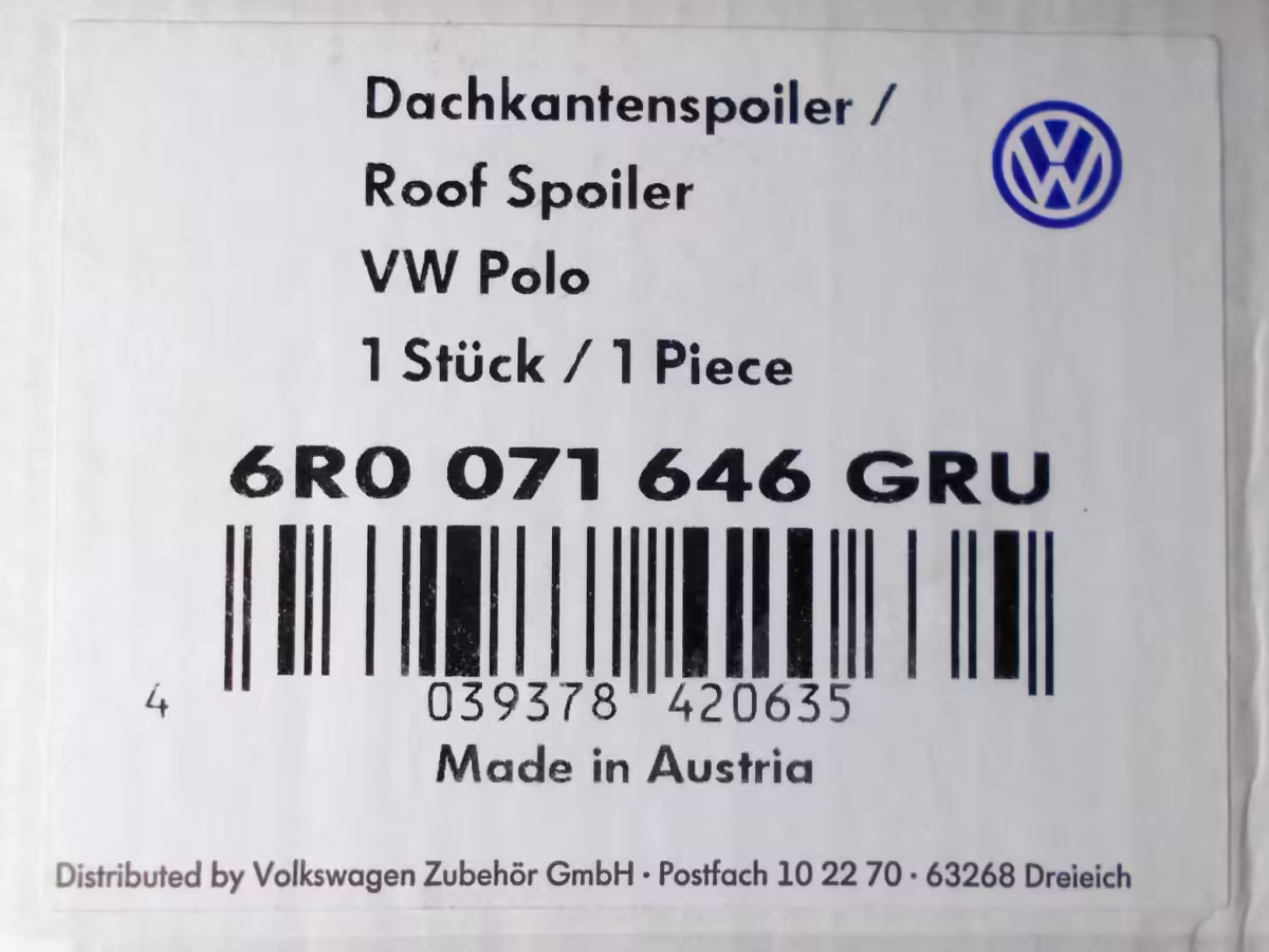 6R0071646GRU - Spoiler dachowy [12/22]