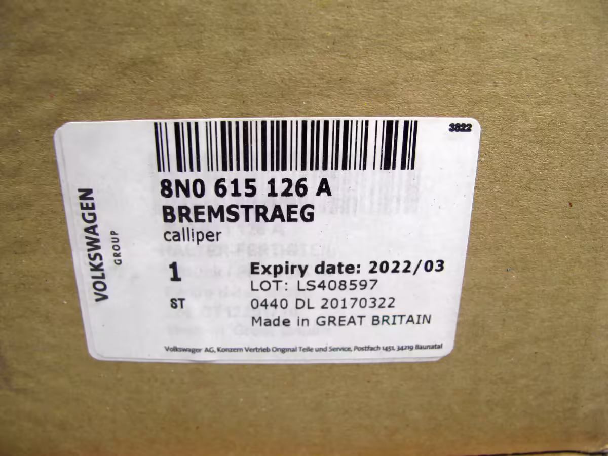 8N0615126A - Klemmhalter ⌀334; vorne, rechts [8/8]