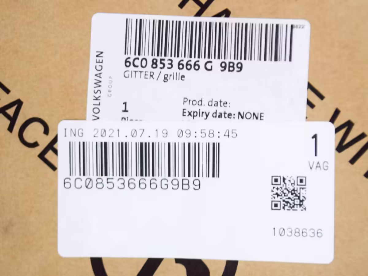 6C0853666G9B9 - Kratka wlotu powietrza; prawa [11/11]