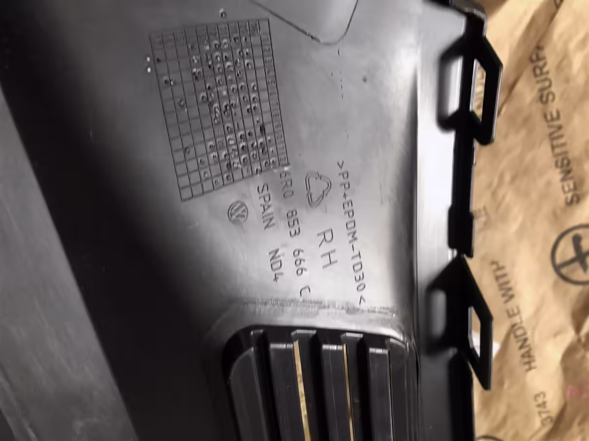 6R0853666C9B9 - Vent grille; right [7/13]