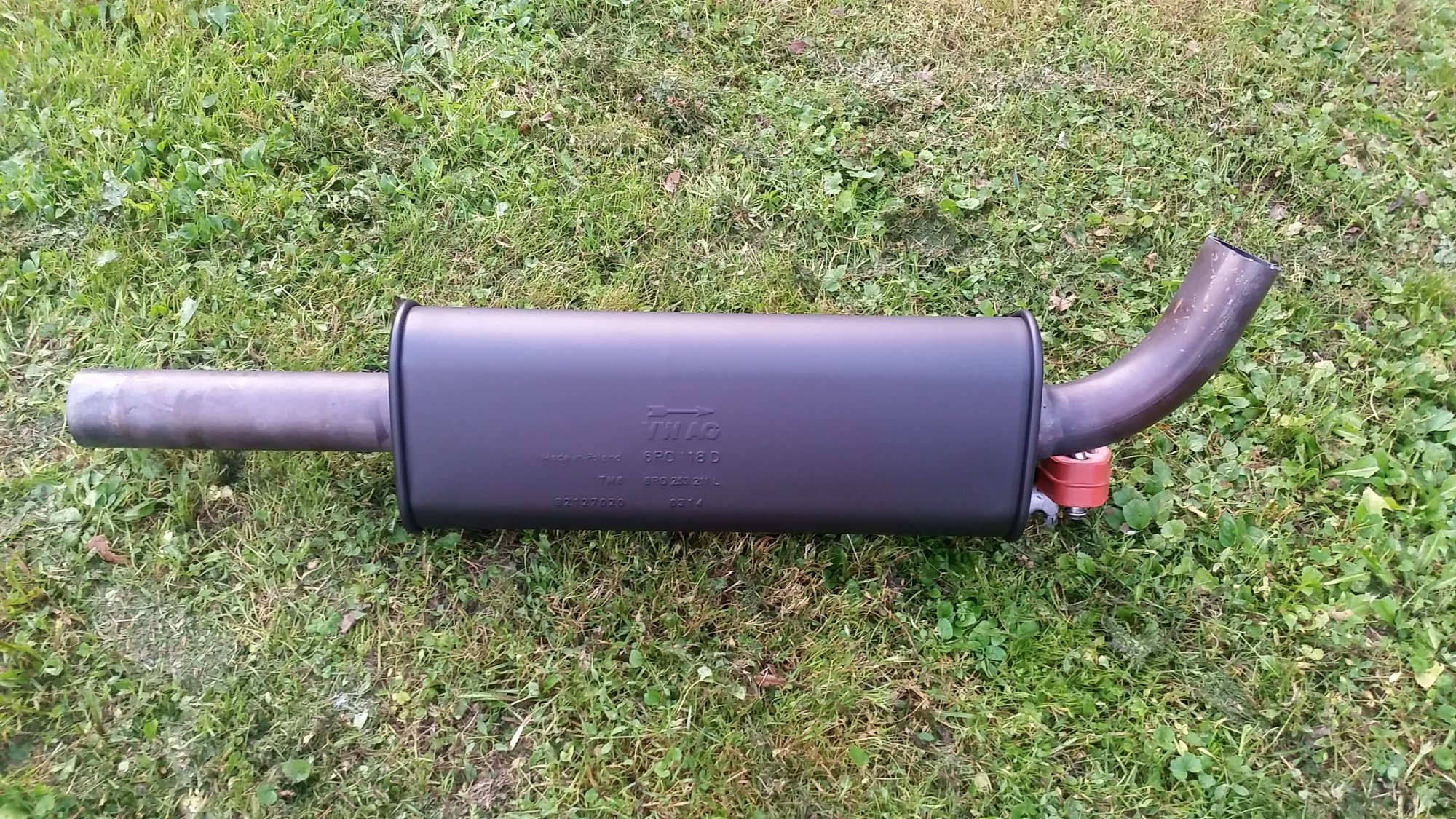 Polo 6R/6C BlueGT center silencer