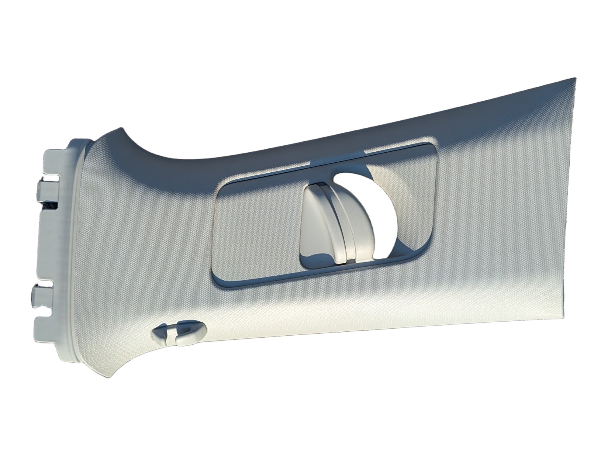 B-pillar trim; pearlescent gray