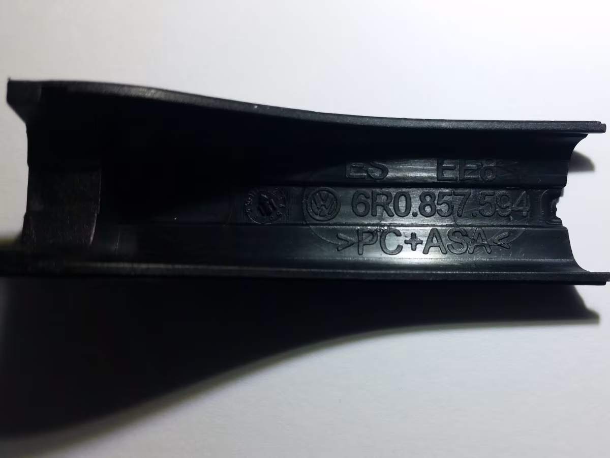 6R08575949B9 - Rear view mirror cable duct [4/5]