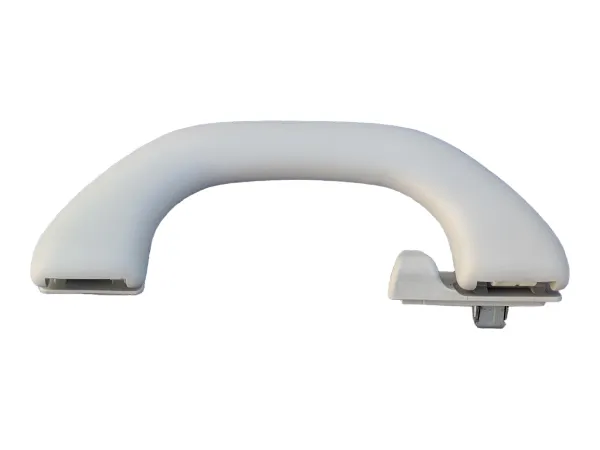 Folding handle with a clothes hanger
